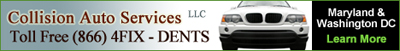 Auto Damage Repair Services in Maryland and Washington DC