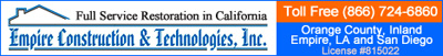 Restoration Service Contractor in California